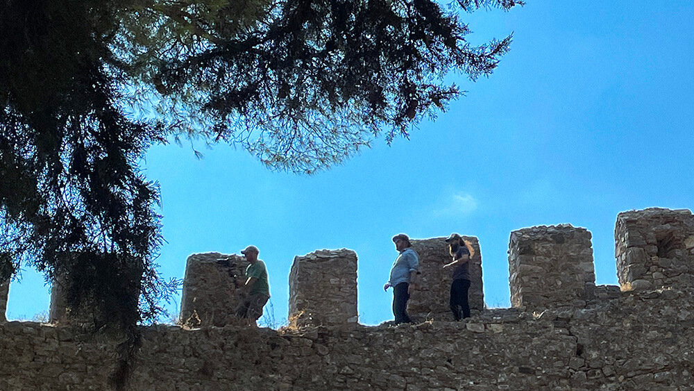 Filming in Nafpaktos