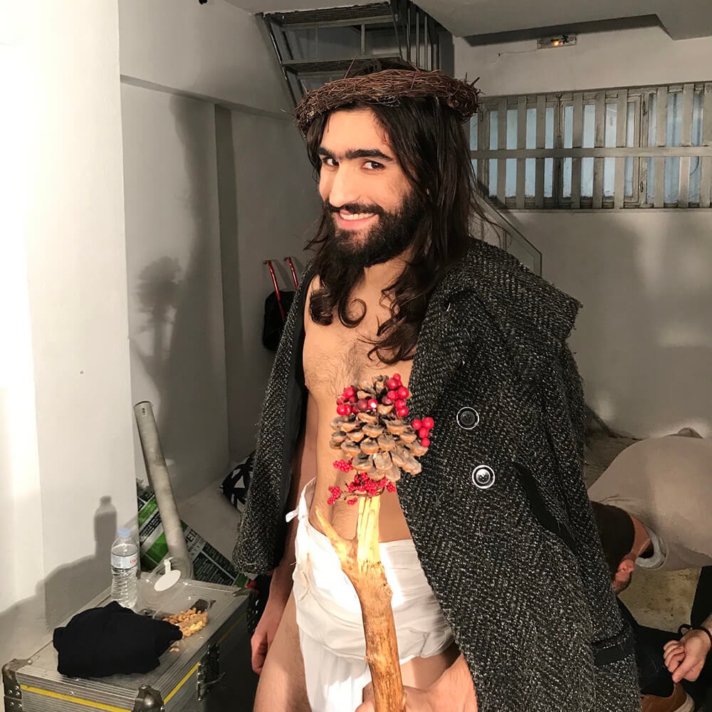 Filming Dionysus and Jesus for AGR