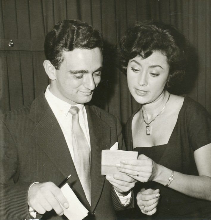 With Caterina Valente