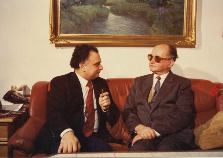 With General Wojciech Jaruzelski, for the episode on Poland