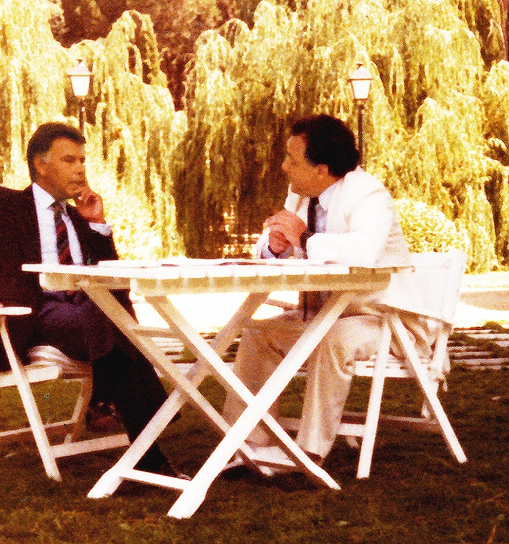 With Spanish Prime Minister Felipe González