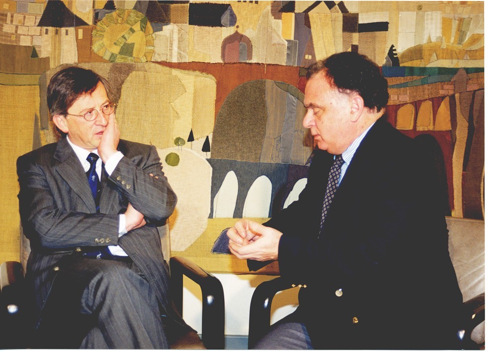 With Jean-Claude Juncker