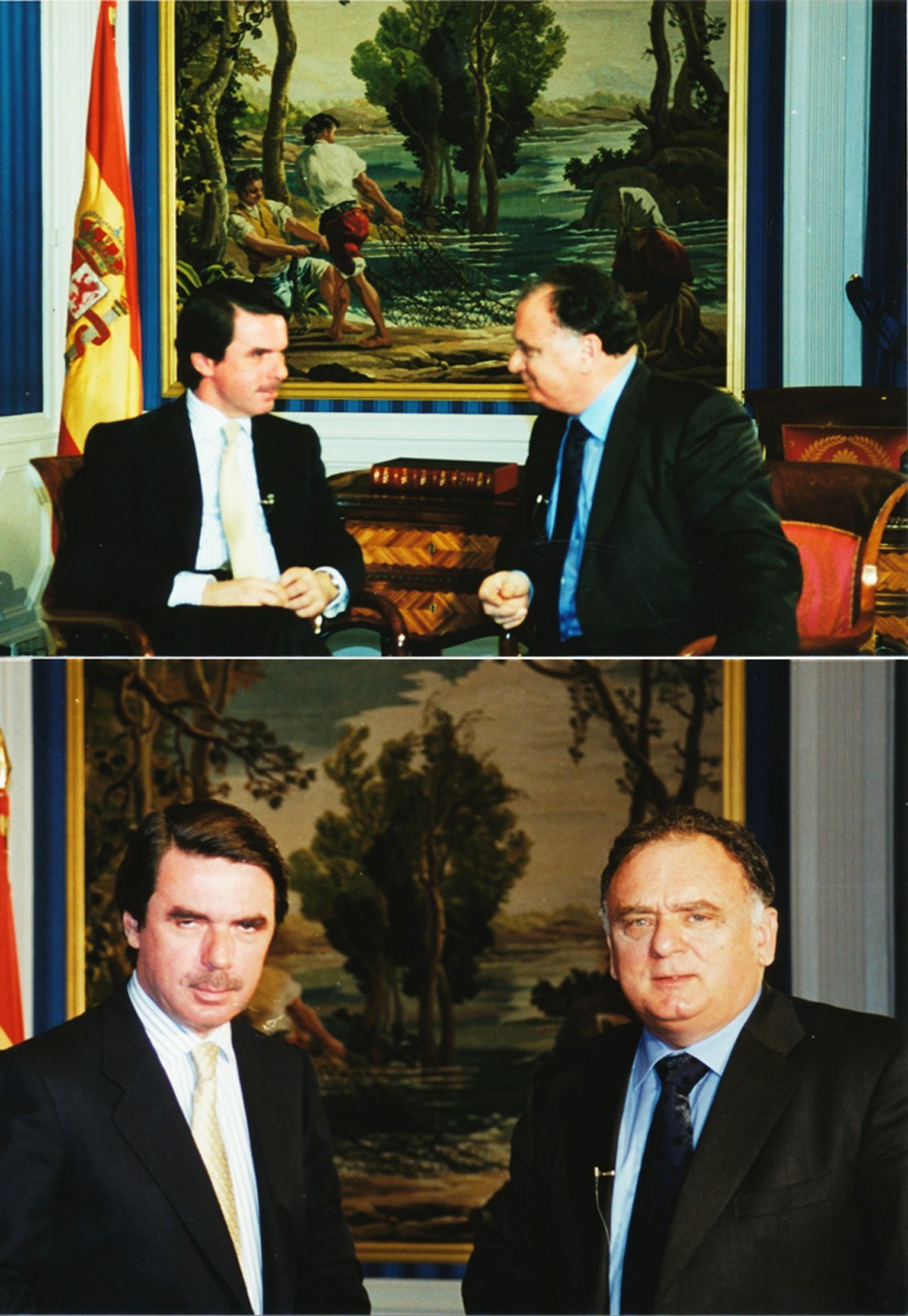 With Spanish Prime Minister José María Aznar
