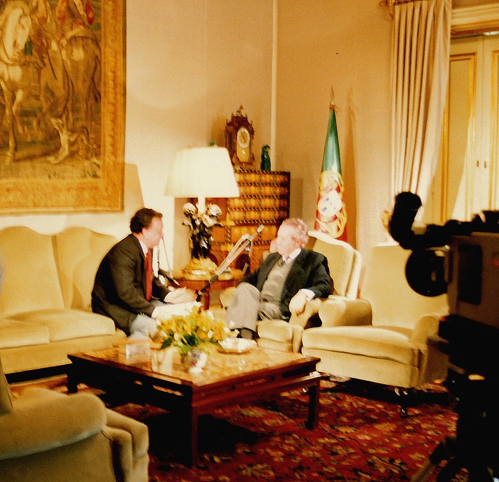With Mário Soares, for Leaders of the World