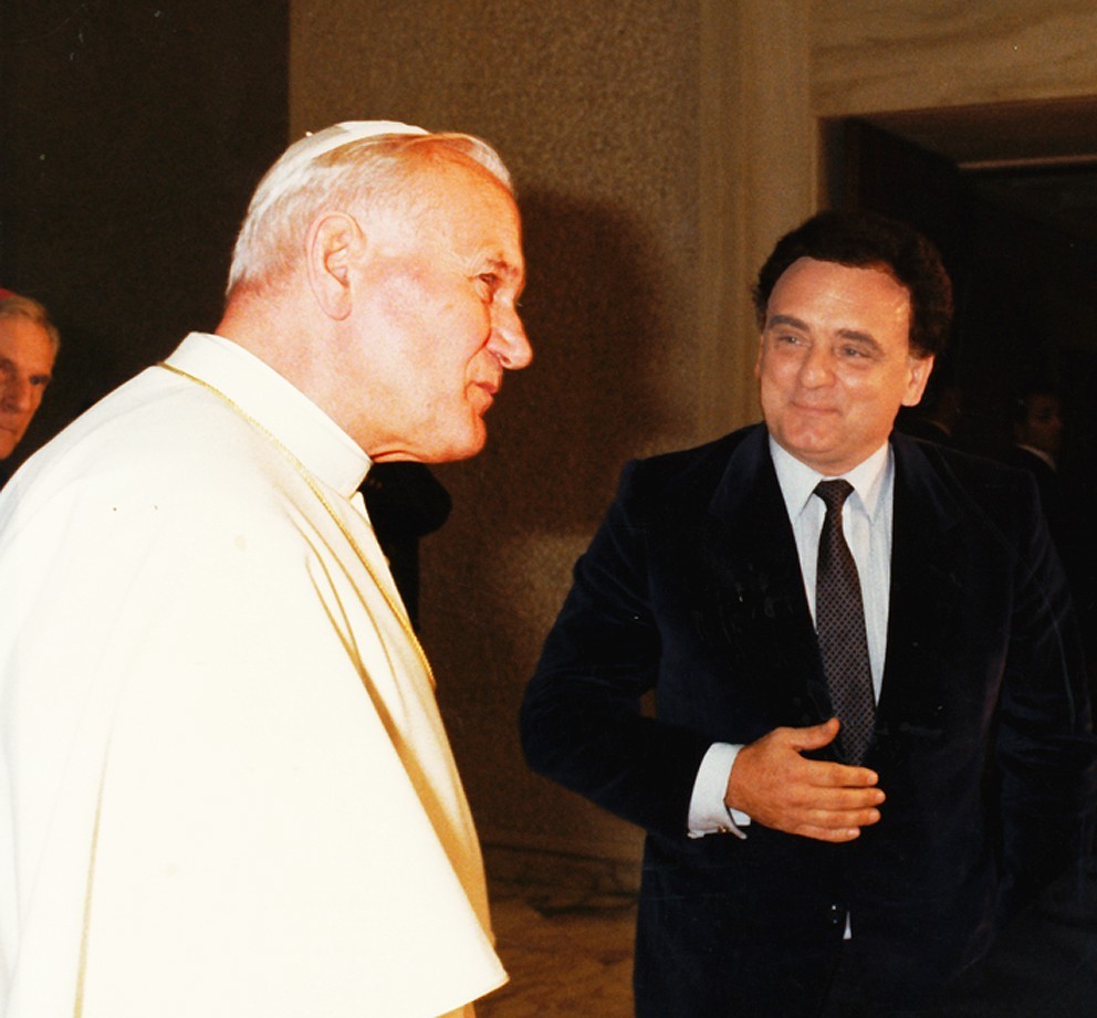 Meeting Pope John Paul II at the Vatican