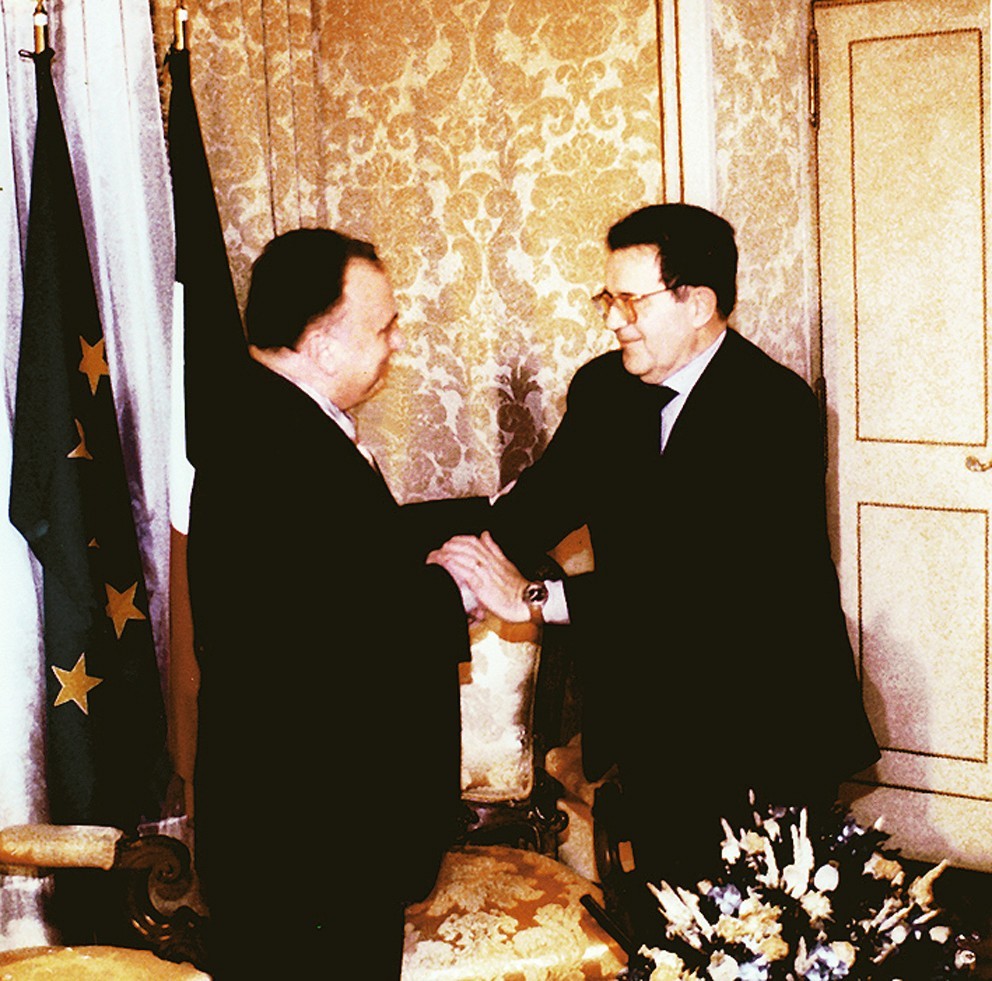 With Romano Prodi, for Leaders of the World
