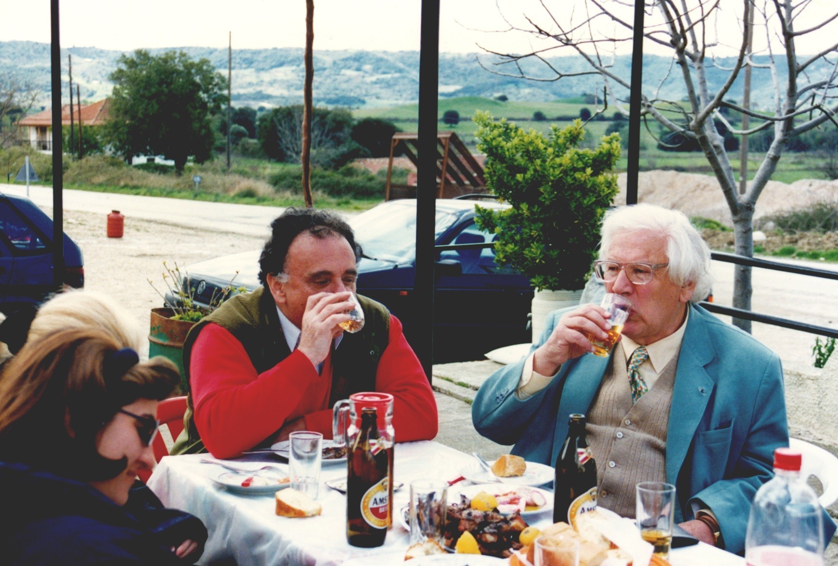 A break during the filming