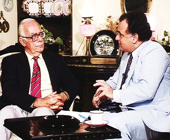 With former Prime Minister Georgios Rallis