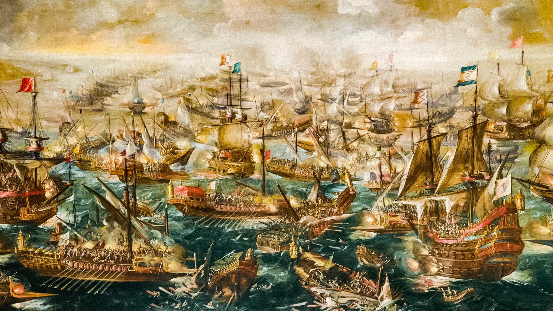 1571 - The Battle Of Lepanto (The Great Victory of the Christians in the Ionian Sea)