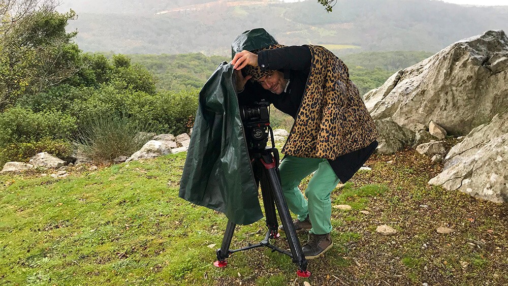 Filming 1821 on a rainy day