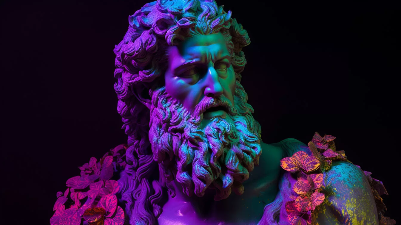 The True Face of God Dionysus