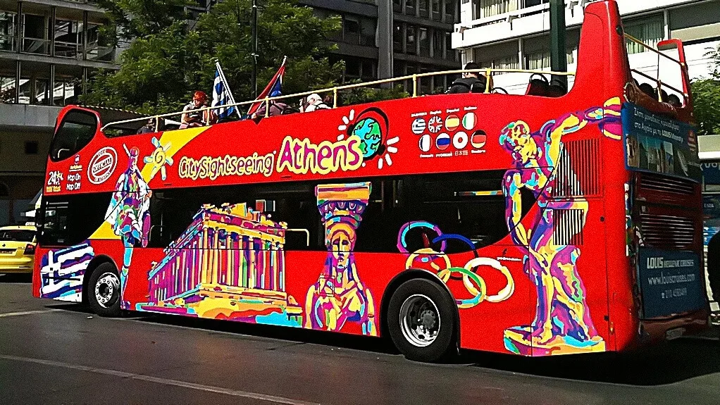 Athens City Sightseeing Tour Buses